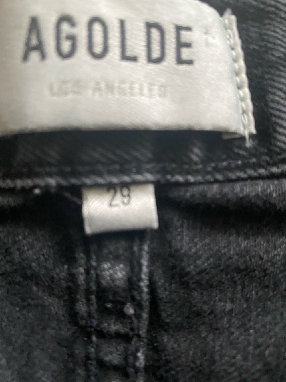 AGOLDE Los Angeles size 29 button front distressed jeans - Picture 6 of 7